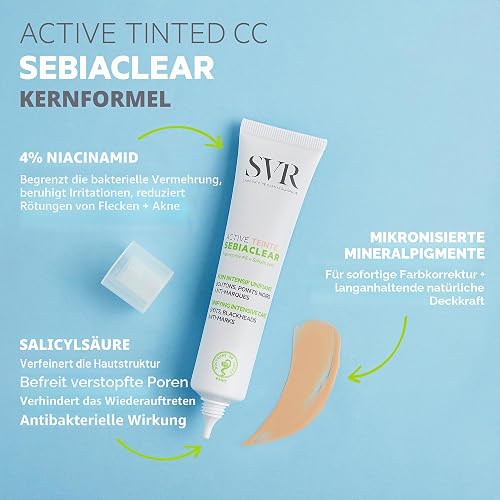 SVR Sebiaclear Active Teinté anti imperfections 40 ml - 3