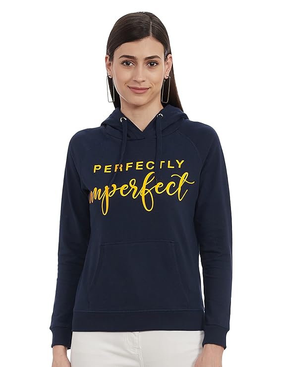 Women's Cotton Hooded Neck Sweatshirt