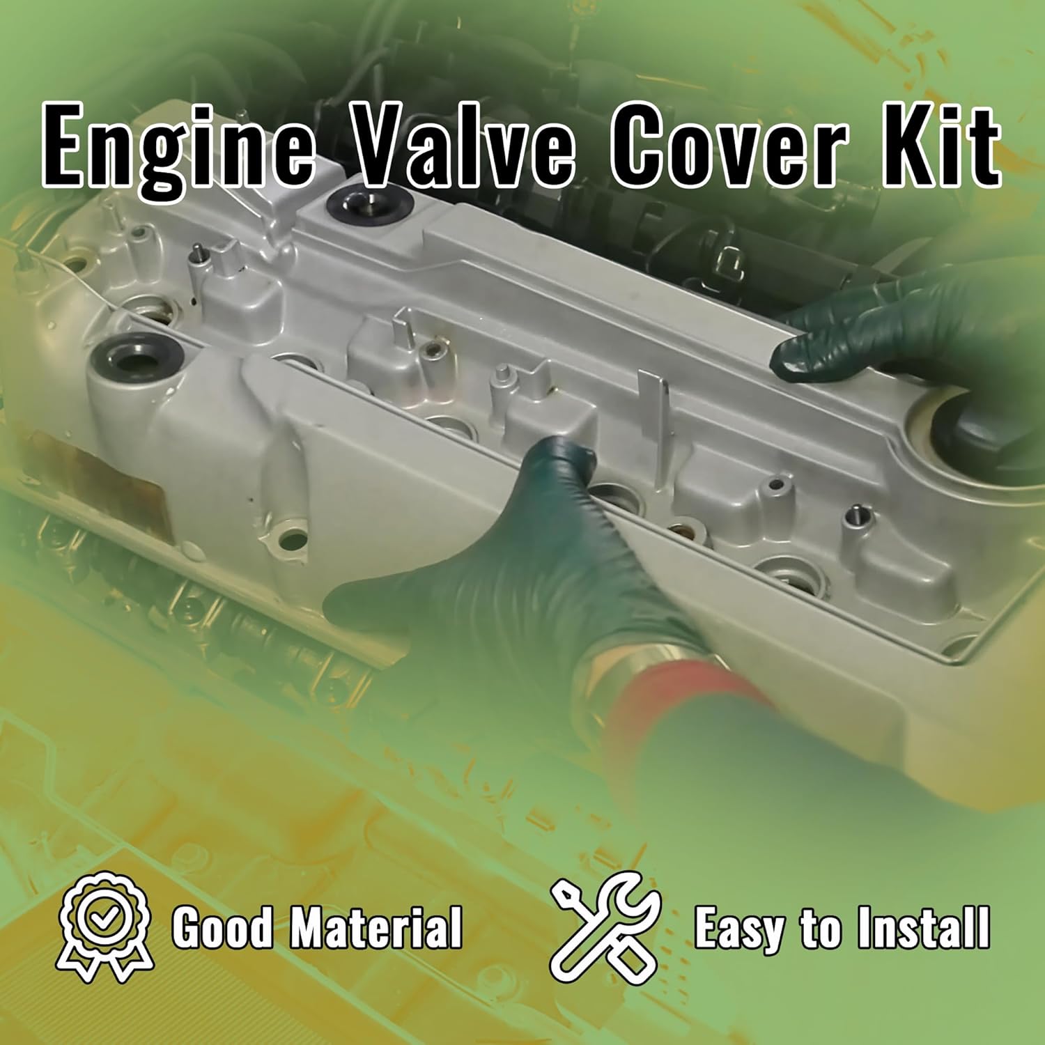 Upgraded Aluminum Engine Valve Cover Fits Chevrolet Colorado 2004-2006 Fits GMC Canyon 2004-2006 Fits Hummer H3 2006 Fits Isuzu I-350 2006 12591996