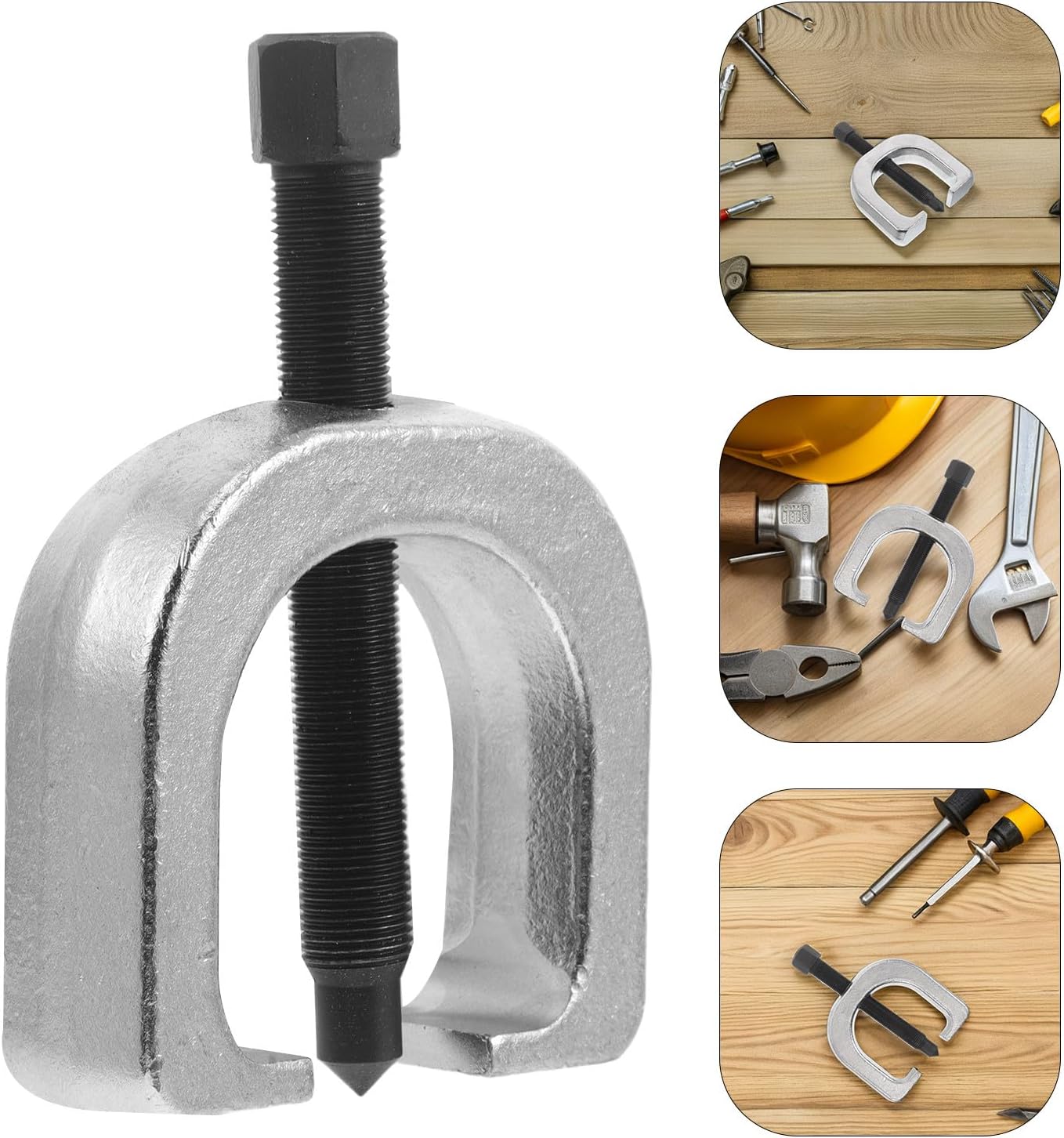 INOOMP Ball Joint Separator and Tie Rod End Removal Tool Set, Lower Control Arm Puller for Car and Truck Suspension Repair, Front End Service Mechanic Tool Kit
