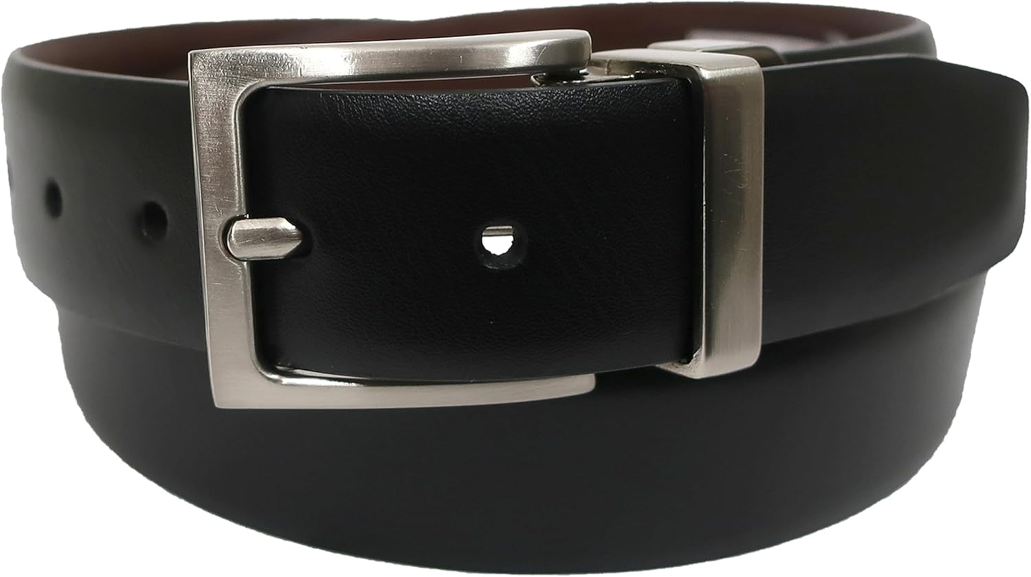 IZOD 2-in-1 Reversible Boys Belt - 1 3/16" Non Stitch Strap, for Casual and Dress Wear, Black and Brown