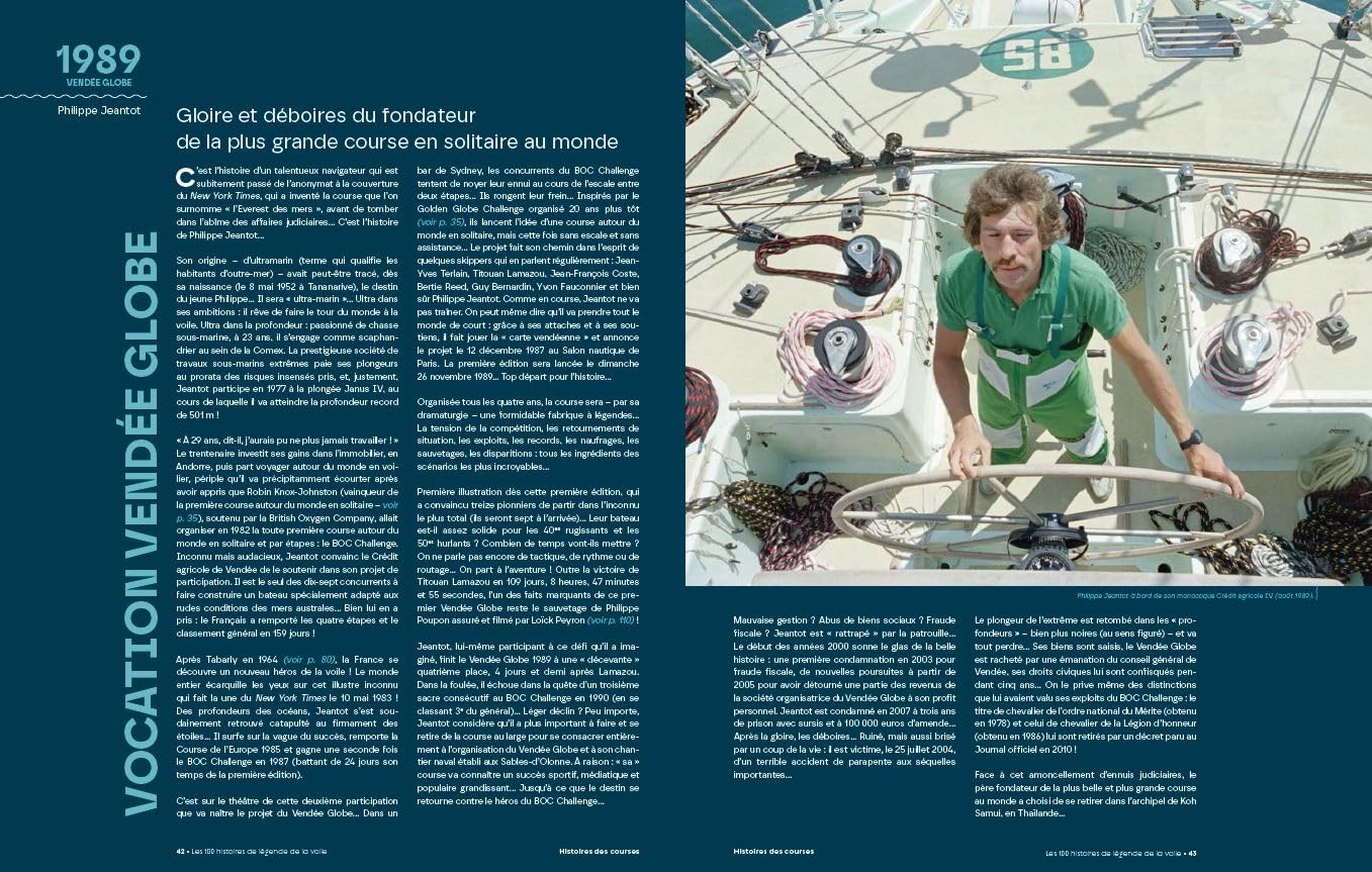 Les 100 histoires de légende de la voile