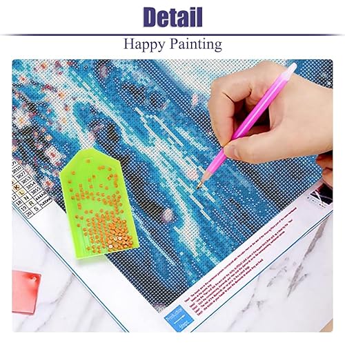 5D Moon Diamond Painting Kits For Adults,Large Diamond Painting Stitch Gem Art Craft,Diy Full Drill Diamond Dots Paintings Picture For Home Wall Decoration Gift (27.5 X 15.7Inch) #TOP4