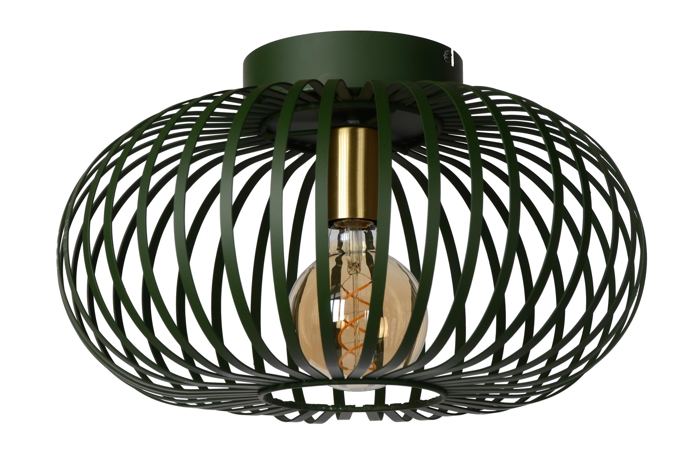 LUCIDE Manuela - Flush Ceiling Light - diameter 39,5 cm - 1xE27 - Green - Image 2