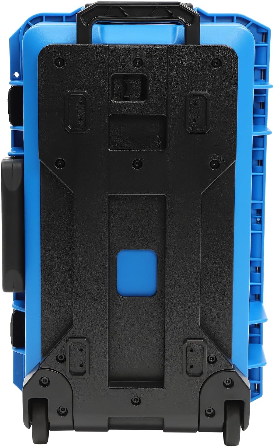 22" Weatherproof Hard Case Rolling Waterproof Case Dry Box with Foam Protective Cases Shockproof Hard Travel Cases For Cameras Lenses Electronic Equipment (Blue)