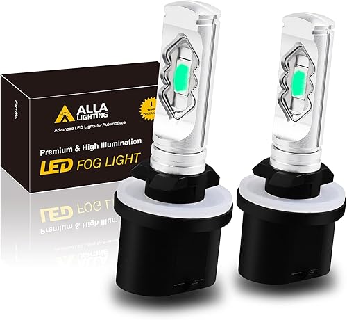 Vista 13 de Alla Lighting 3800lm 899 880 bombillas LED antiniebla, base PG13 superbrillante 884 885 887 893 H27 H32, ETI 56-SMD (6000 K xenón blanco)