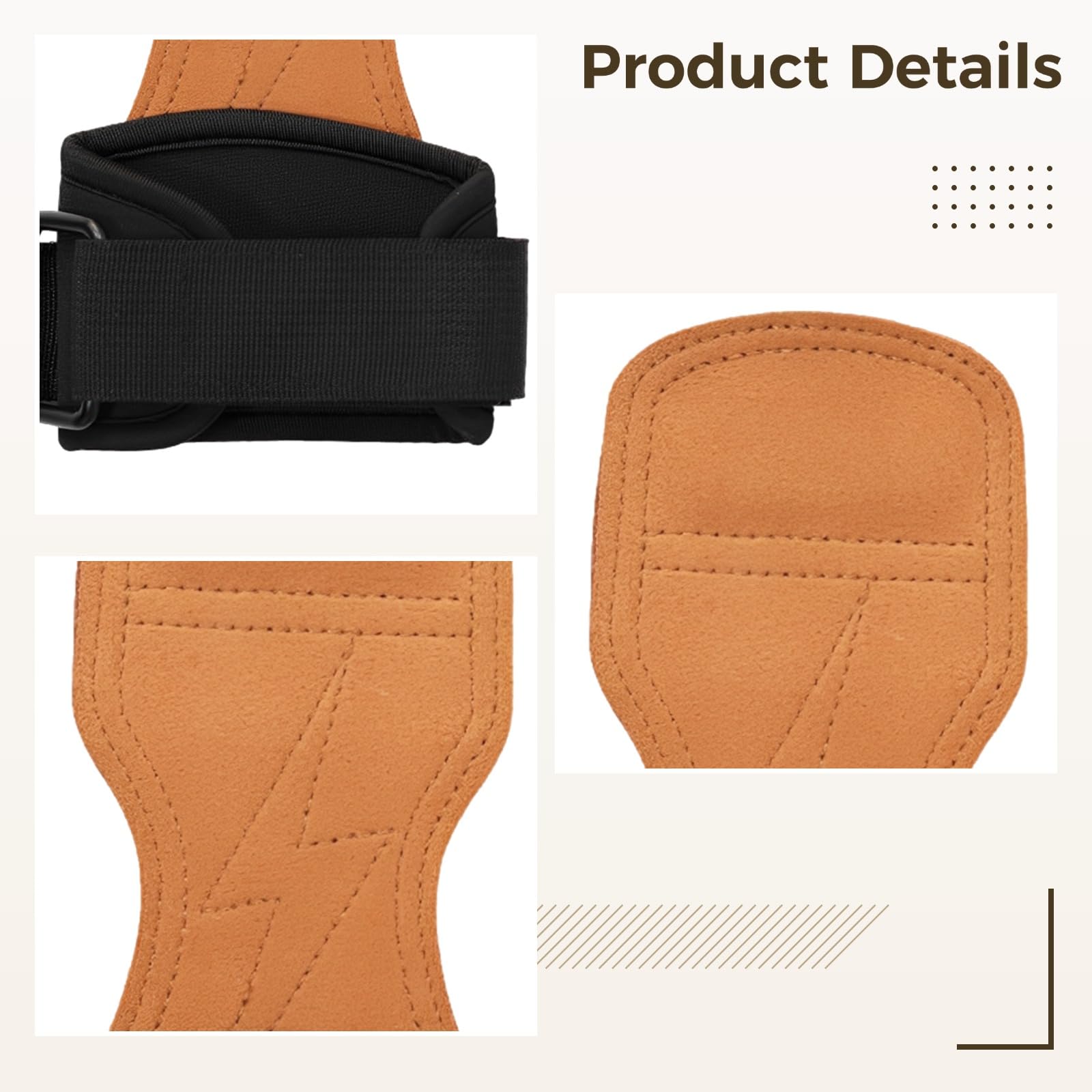 2 pièces sangles de poignet pour haltérophilie, poignées de soutien pour salle de sport avec coussinet de paume, poignets réglables pour CrossFit, bandes en polyester, gants pour soulevé de poids et