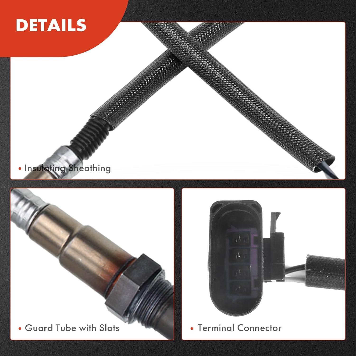 A-Premium O2 Oxygen Sensor Compatible with Volkswagen Jetta, GTI, Arteon 2019-2021, Golf R 2019 & Audi A3 A6 A7 RS5 S3 S4 S5 S6 S7 SQ5 Quattro Sportback, 2.0L 2.9L 3.0L