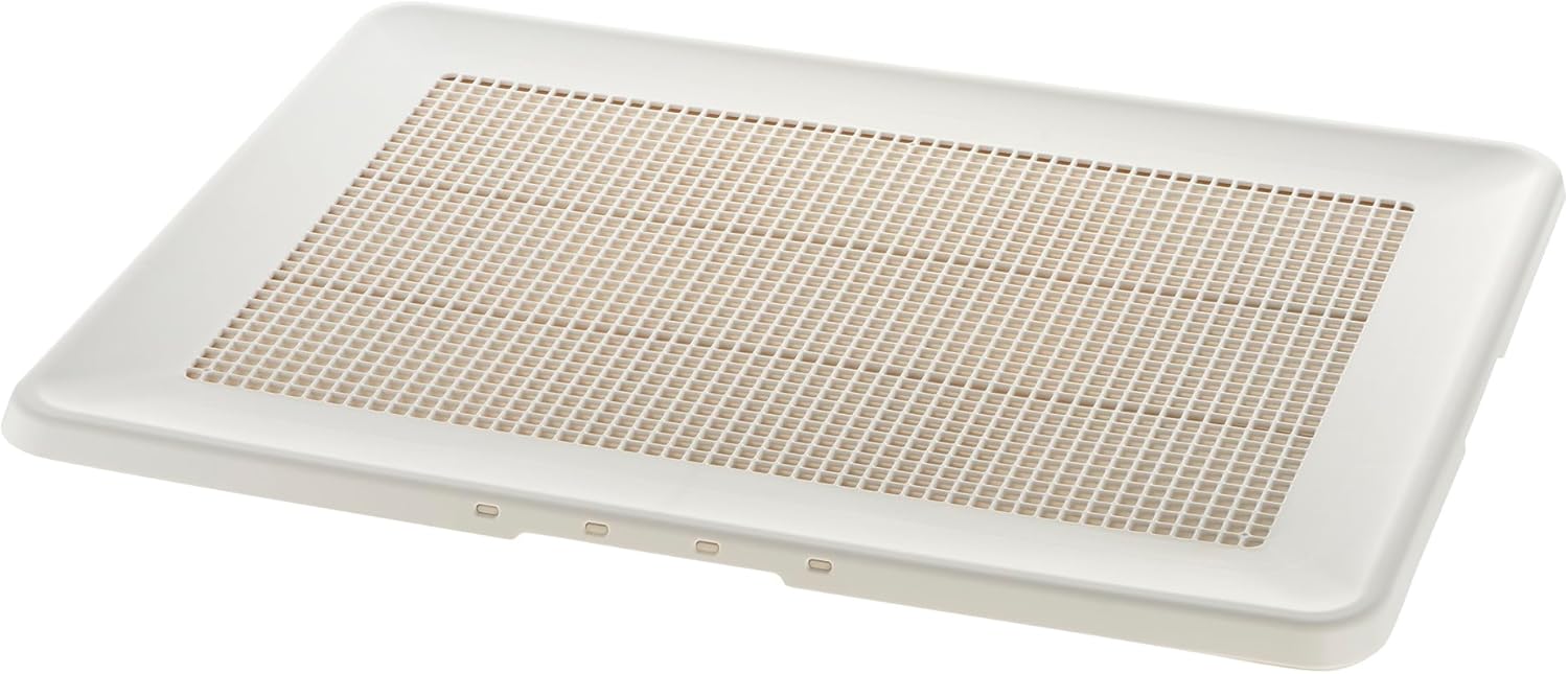 Richell Easy Clean Flat Tray, Wide, Ivory