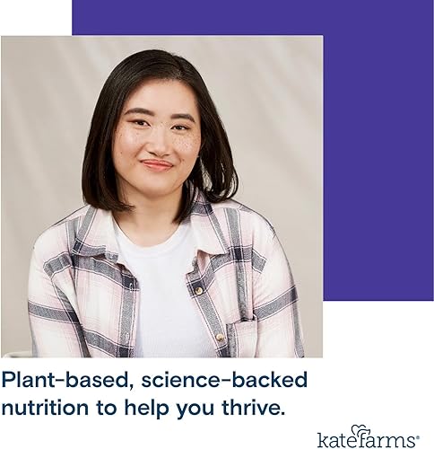 Miniatura 9 de KATE FARMS Fórmula vegana orgánica para adultos 1.5, sin sabor, nutrición de fuente única, proteína orgánica a base de plantas hidrolizada