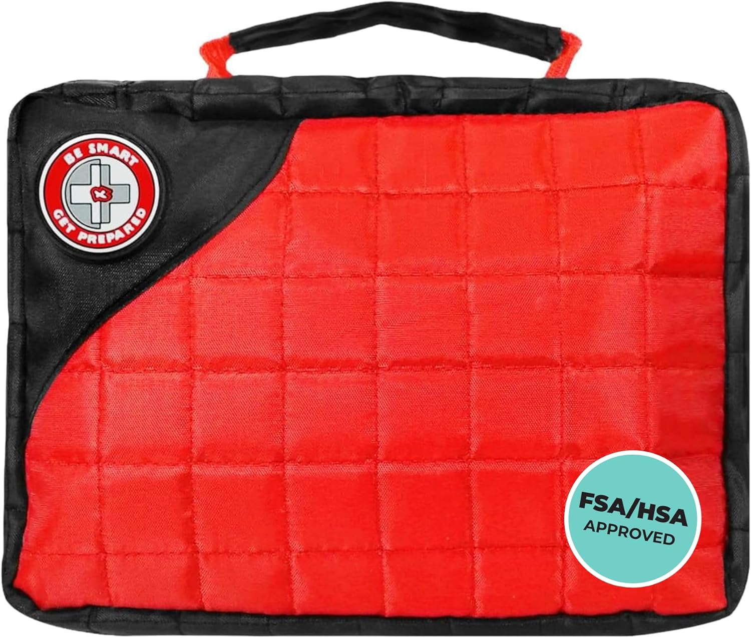 Be Smart Get Prepared Complete First Aid Kit with Bonus Removable Mini First Aid Kit - 200 Pieces - Designed for Home, Outdoors, Sports, Travel, and Leisure - Compact & Portable