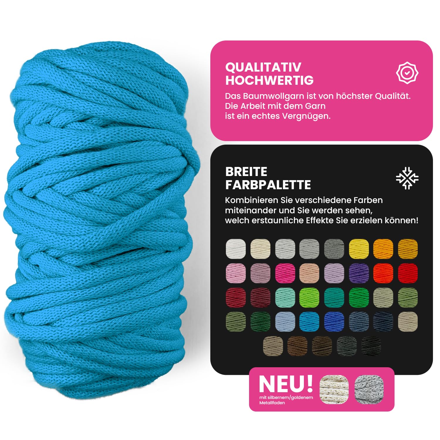 2 mm Macrame Katoen Koord Naturel | Leuke Dingen Loods