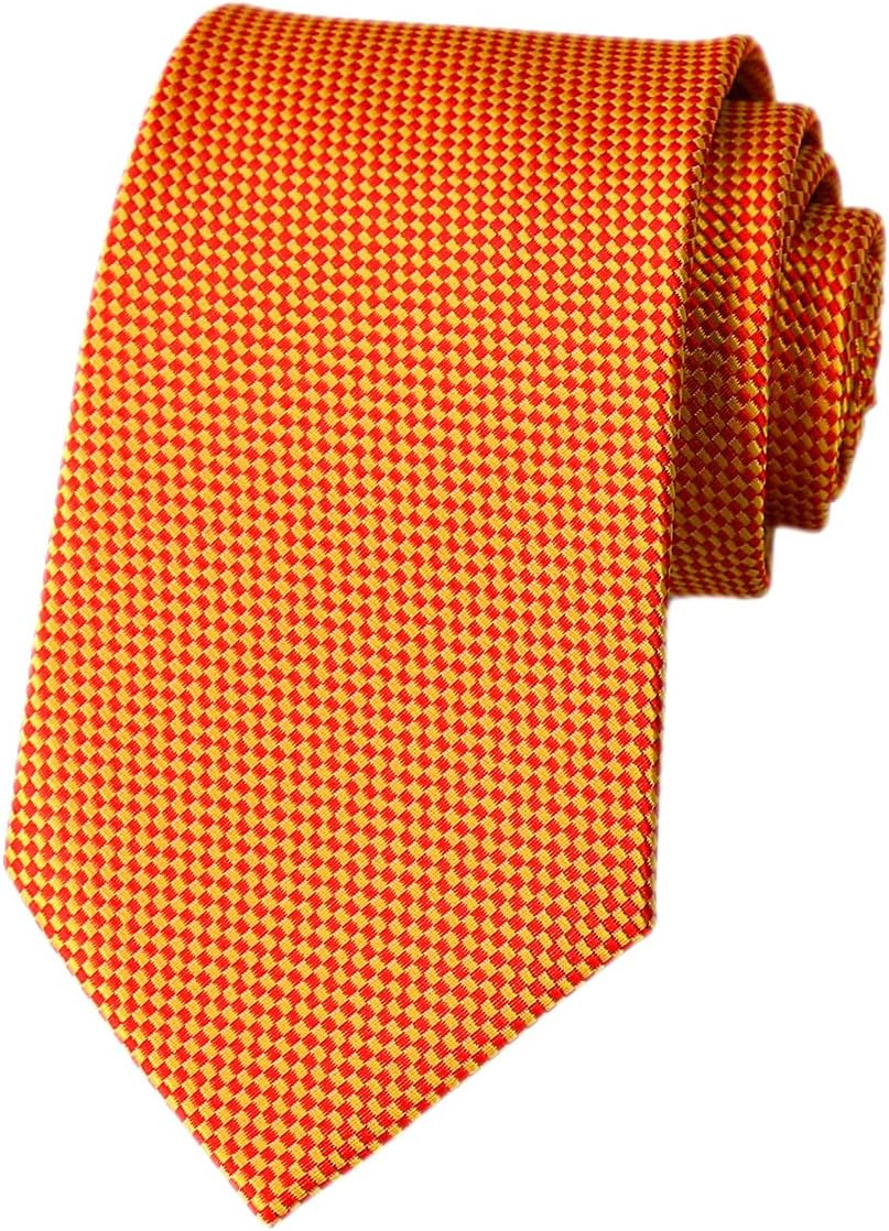 Men's Solid Ties Jacquard Patterned Formal Business Necktie Various Design