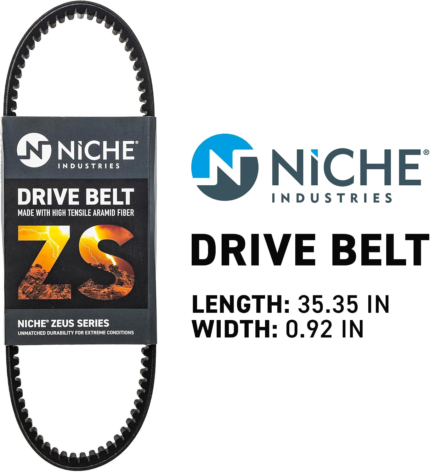 NICHE ZEUS Drive Belt for Kawasaki RIDGE XR HVAC Limited KWF1000 59011-0065