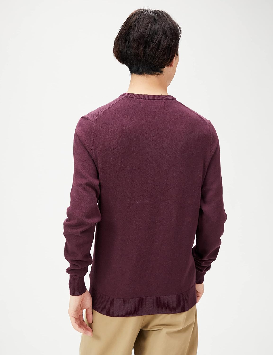Amazon Essentials Men's Long-Sleeve Crewneck Sweater, 100% Cotton, Big & Tall Options Available