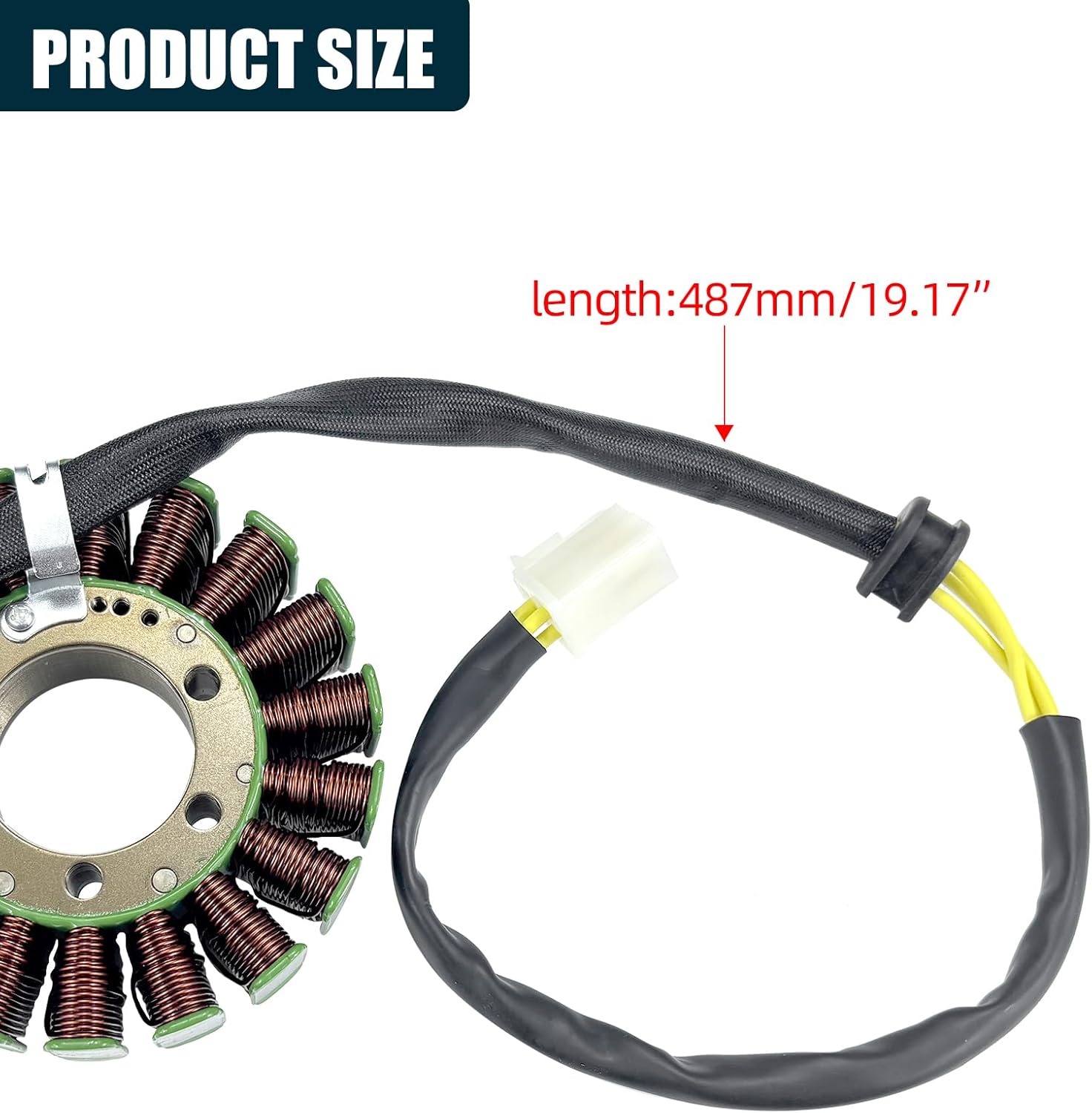 ‌Magneto Stator Coil Compatible with Suzuki GSX-R1000 2001-2004 (Fits 31401-40F00, 31401-18G00)