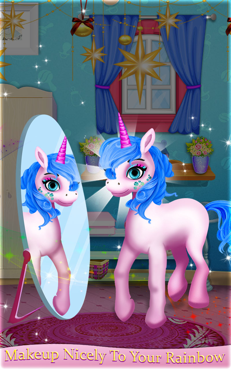 Rainbow Pony Princess Unicorn Beauty Makeover - App on Amazon Appstore