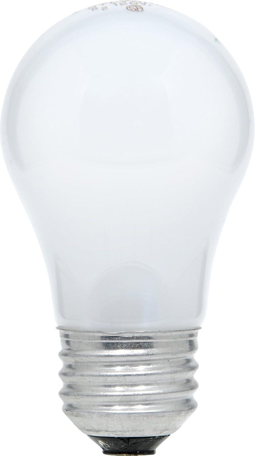 Sylvania Soft White Incandescent A15 Bulb, Medium Base | 15 Watts/120 Volts | 2-Bulbs Per Pack (2-Bulbs Total)