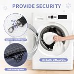 Petsfit Airline Transporteur d'animaux de compagnie approuvé pour les petits chats, 16,5x8,6x11 TSA Transporteur agréé, avec revêtement amovible à deux volets (2-Way Placement) - S'adapte sous la plupart des sièges d'avion, preuve de fuite (naveau)