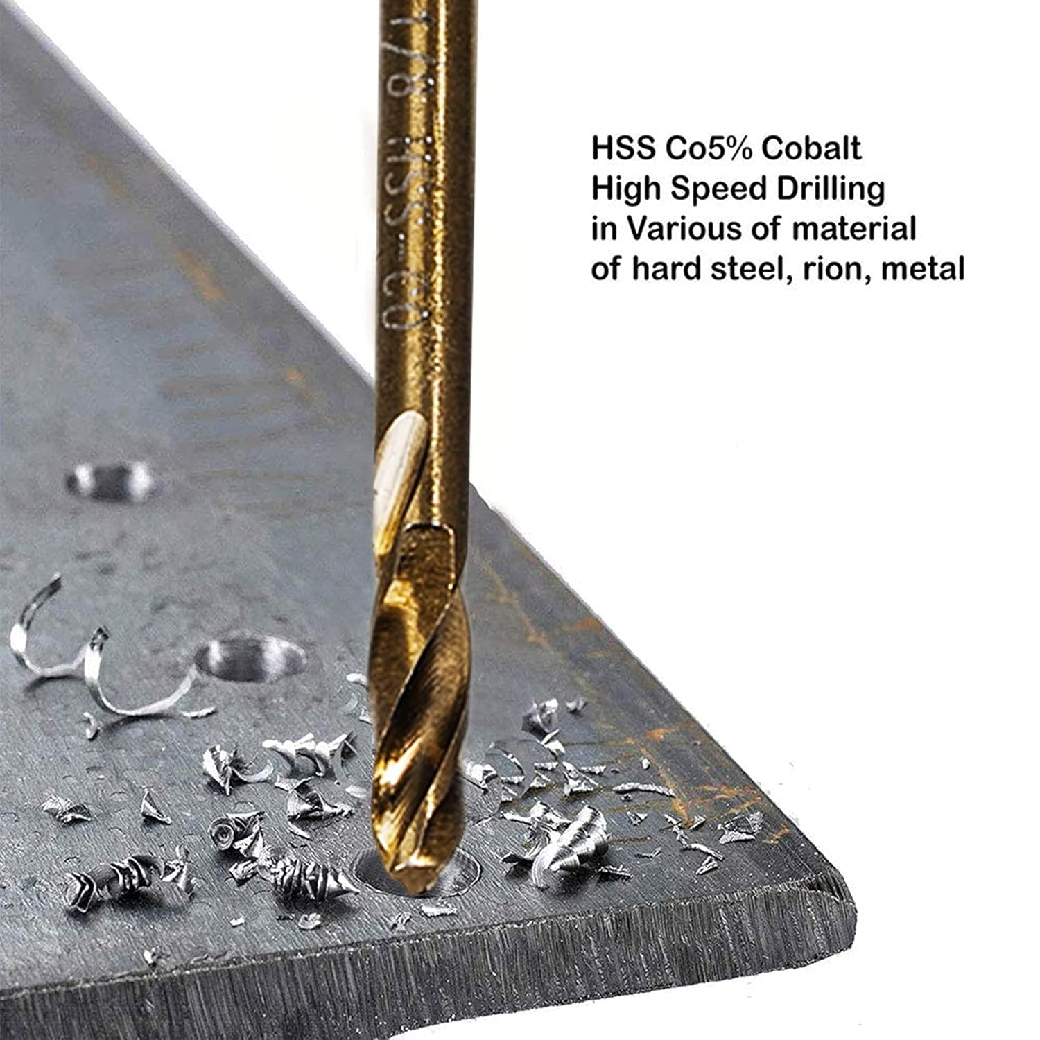Eagles Double Ended Drill Bit Set - Pack of 10 HSS M35 1/8" Cobalt Twist Drill Bits
