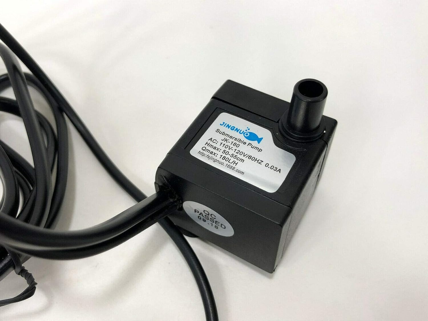 Submersible Fountain Water Pump With LED Light Ring Model Jingnuo JK