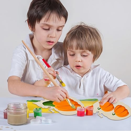 Miniatura 357 de Trébol de madera de gran tamaño de 7 pulgadas, adornos para el día de San Patricio para pintar, tréboles de madera en blanco en blanco, sin