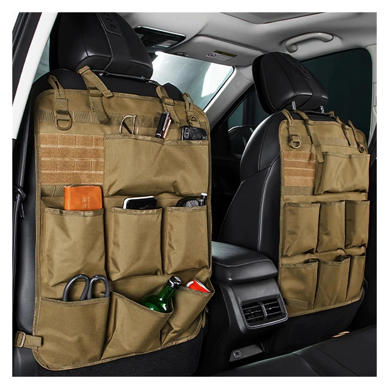 Aufbewahrungstasche for Autositze im Militär-Camouflage-Design