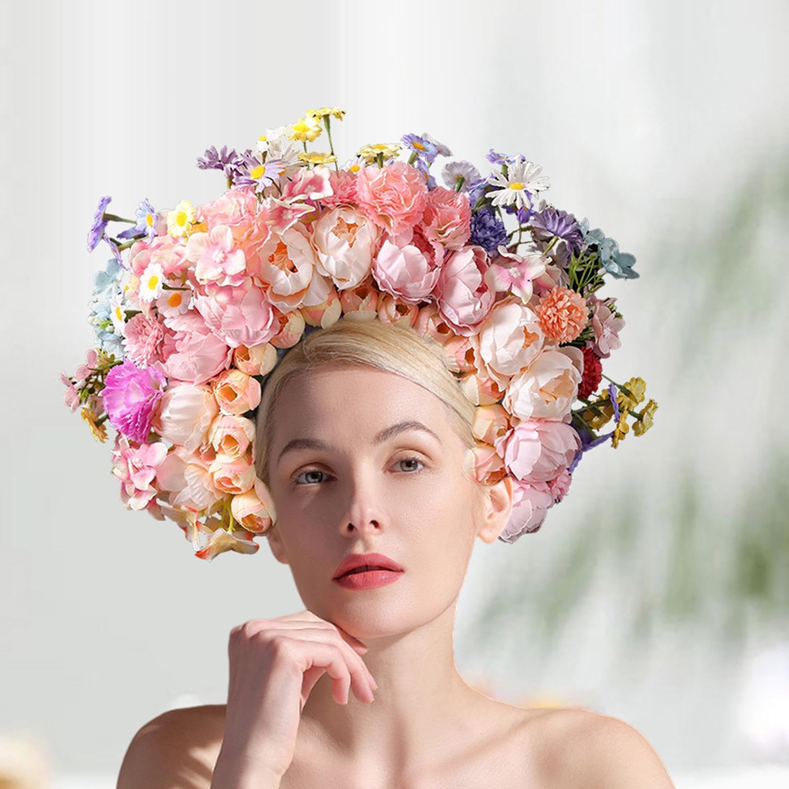 Blumenkrone, Stirnband, Blumenkrone, Kopfschmuck | Festival-Kopfbedeckung, modischer Kopfschmuck für Frühlingsversammlungen, Festival-Outfit