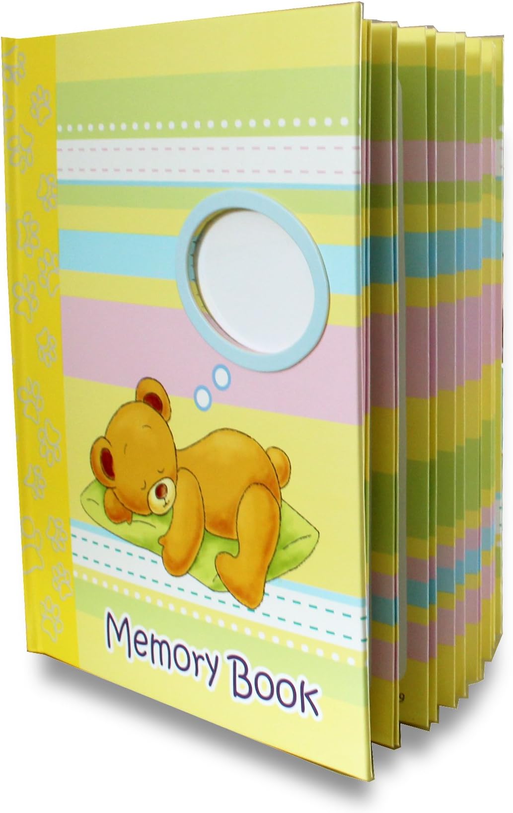 EDUPET LittleLight Baby Memory Book for Boy or Girl, Journal, Baby First Year Book + Bonus