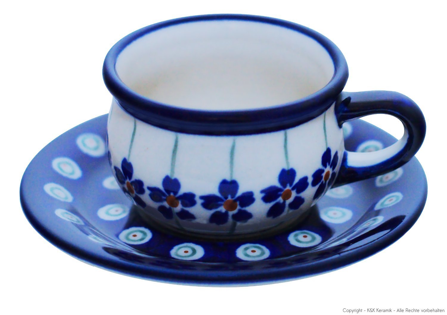 Tasse à espresso avec sous-tasse céramique 0,04 l Bunzlauer Keramik