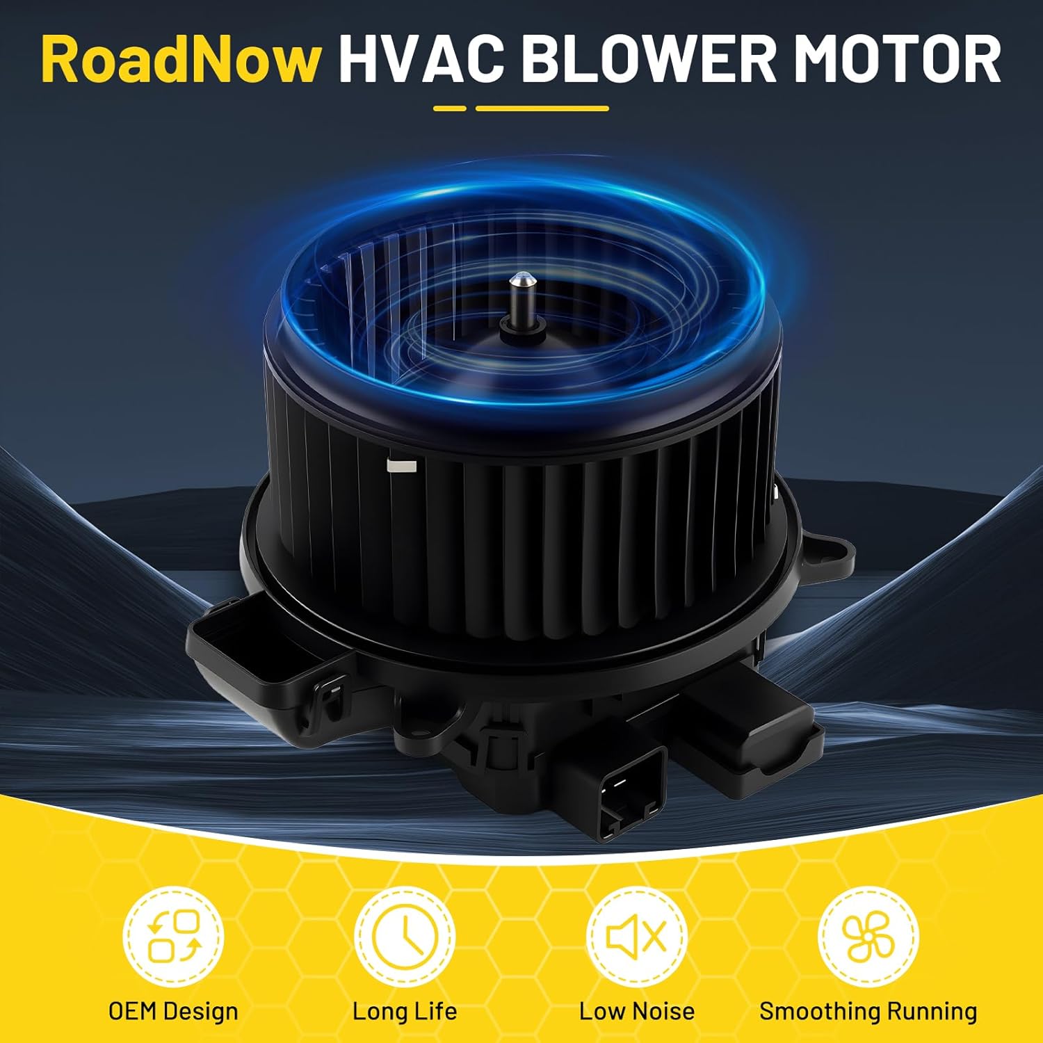 700329 HVAC Blower Motor with Fan Cage Fits for Ford Expedition, F-150 2015-2023, F-250/350/450/550 2017-2022, F-600 Super Duty 2020-2022, for Lincoln Navigator Replacement Part FL3Z19805E