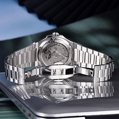 Pagani Design Men's Watches YS025 42mm Automatic Stainless Steel Mechanical Wrist Watch for Men, 100M Waterproof,Sapphire Dial Glass,Screw-in Crown