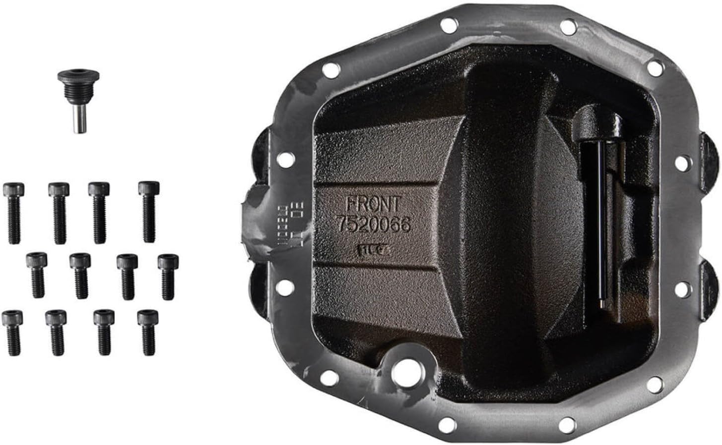 ARB 0750011B Differential Cover Front Black Differential Cover