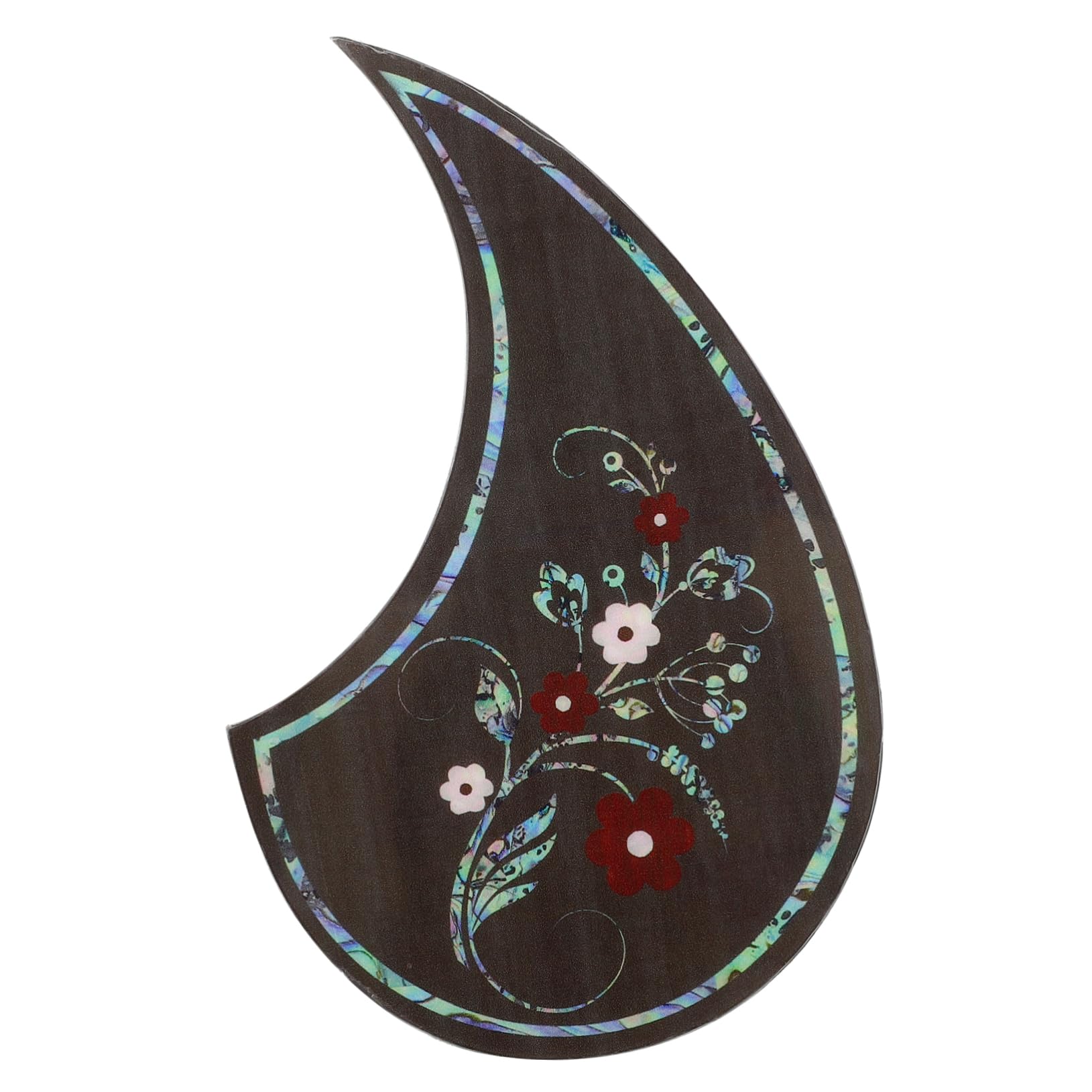 VANZACK 1Pc Self Adhesive Guitar Pickguard Drop Shaped Scratching Plate for Guitars Easy to Apply Durable Leaves No Residue