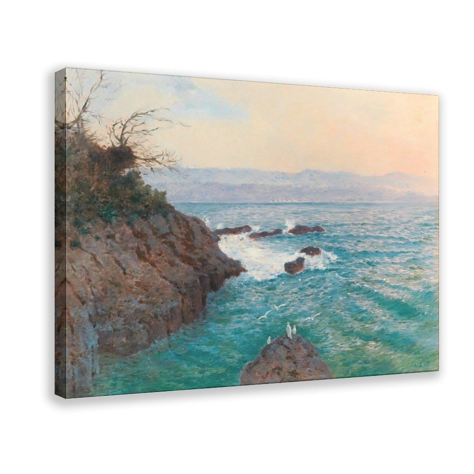 Impression sur toile Alfred Zoff pour décoration murale de bureau et salon - 8