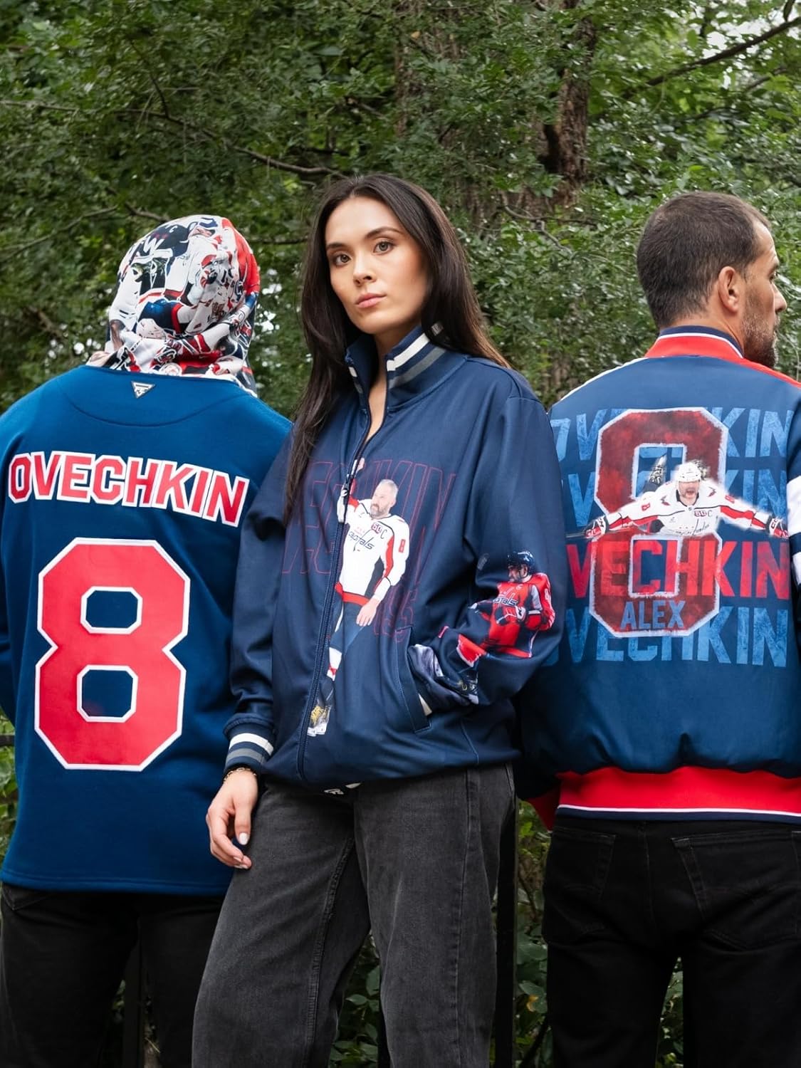 NHL Unisex-Adult Vintage-Inspired Track Jacket, Unisex Hockey Coat, NHL Officially Licensed Gear, Recycled Fabrics - Image 2