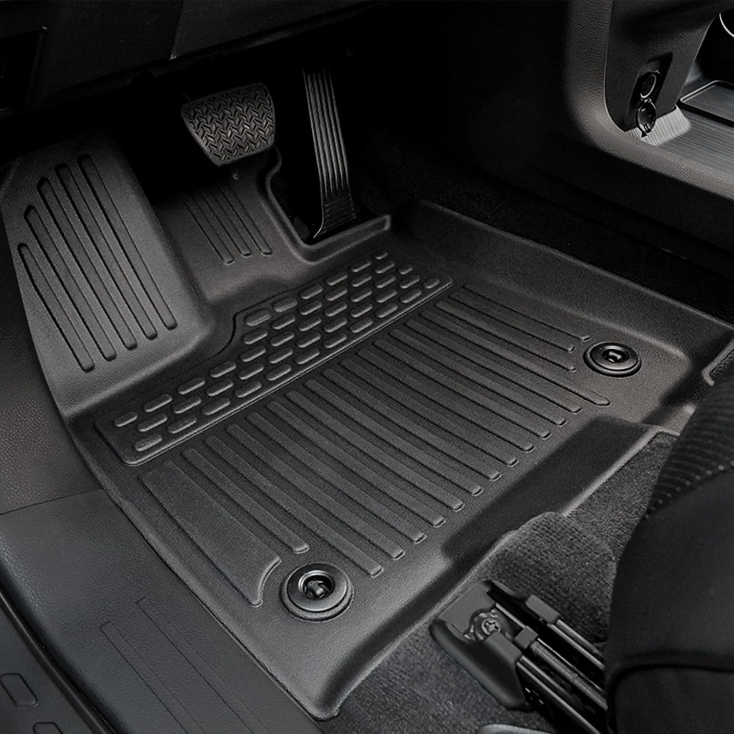 Floor Mats for Toyota Sienna 2021-2026, All Weather Floor Mats Lower Trunk Cargo Liner Accessories, Full Coverage Set (Fit 8 Seats)
