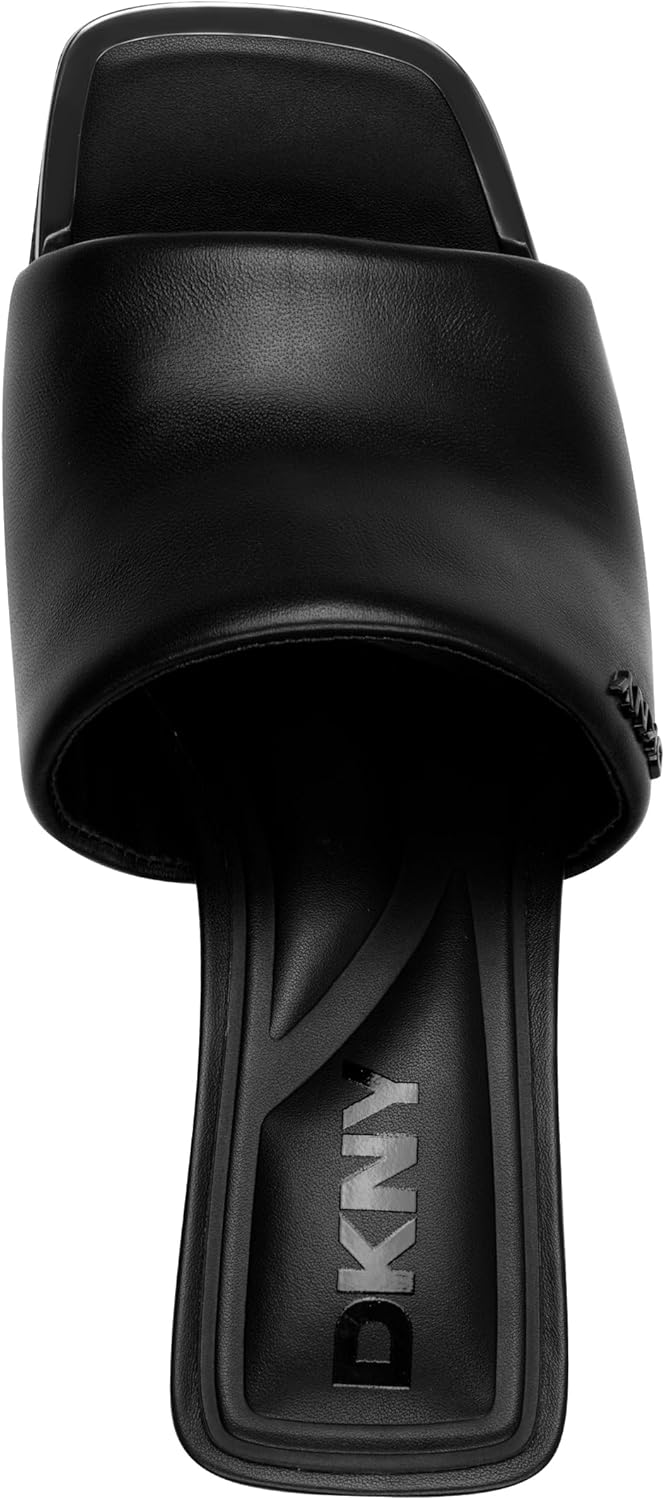 DKNY womens Kelley Square Toe Heeled Sandal Mule - Image 2