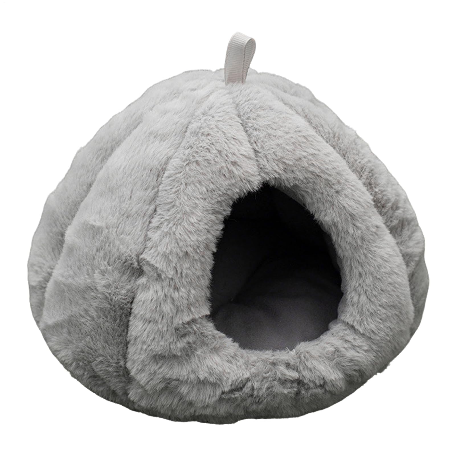 Cueva para dormir para ratones, cueva de algodón semicerrada, nido de animales pequeños de felpa, sueño de invierno, cama gruesa colgante | Camas de hámster de algodón semicerradas para chinchilla — view 9