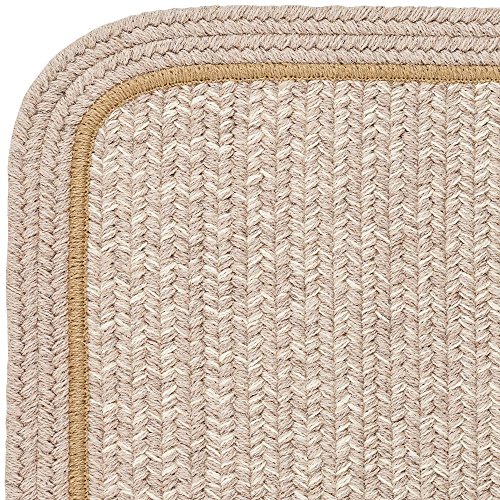 Super Area Rugs Wool Braided Rug 5' x 8