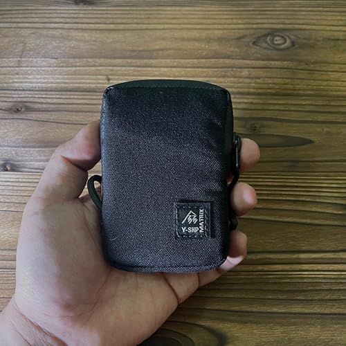 Miniatura 6 de Y-SHP MATRIX Carteras para hombre, cartera portátil para tarjetas para hombres, cartera pequeña y exquisita con llavero, monedero para hombres y