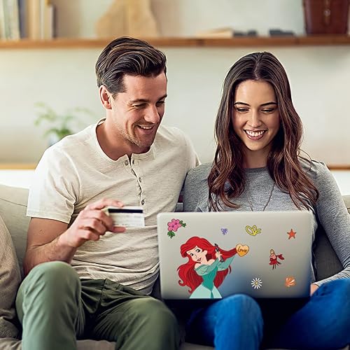 Miniatura 6 de 40 hojas de calcomanías para hacer tu propia cara de princesa, calcomanías faciales con temática de princesa, regalos de fiesta para niños,