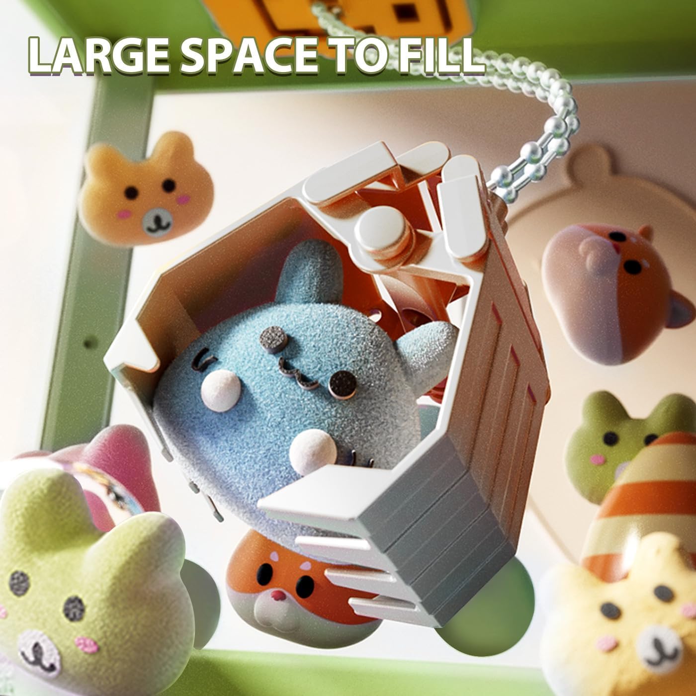Claw Machine for Kids, Dinosaur Toy Claw Machine Large, Mini Arcade Machine with Prizes Toys Refill Inside, Kids Vending Game Machine, Party Prize Candy Dispenser, Easter Gift for Girls Boys