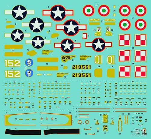 Miniatura 2 de Arma Hobby Escala 1/72 P-39Q Airacobra - Kit de aviones de construcción de modelos de plástico, Artículo # 70055