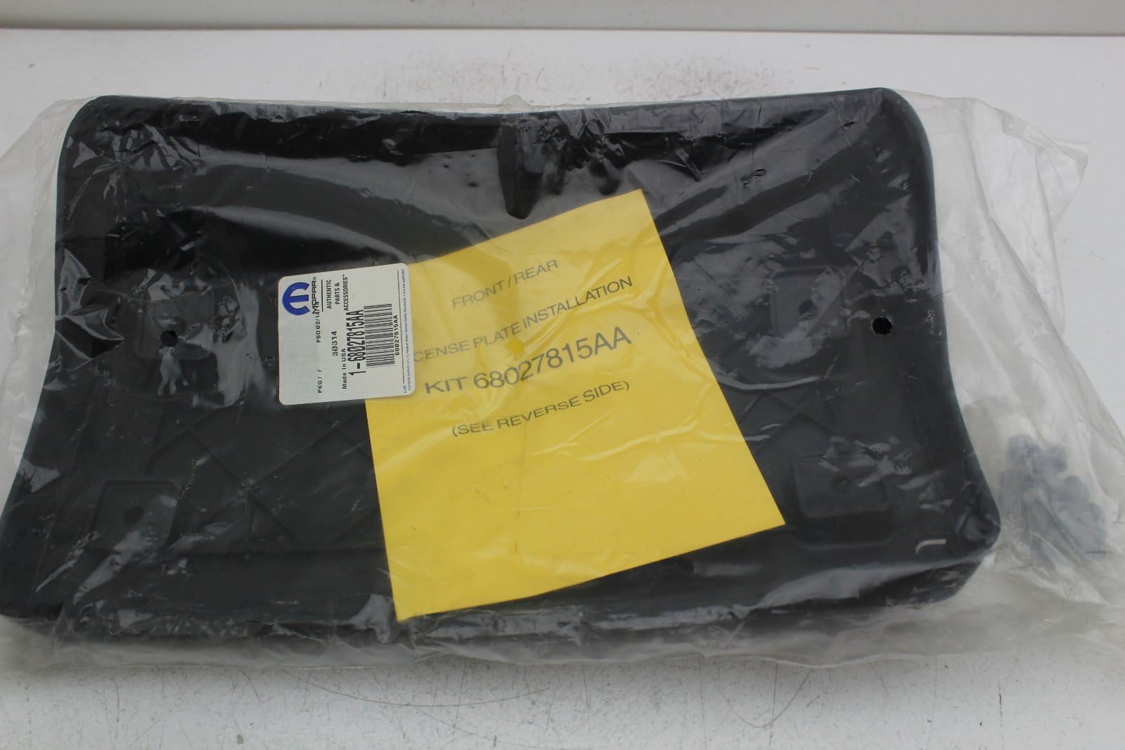 OEM Dodge Challenger Front License Plate Bracket 68027815AA Mopar