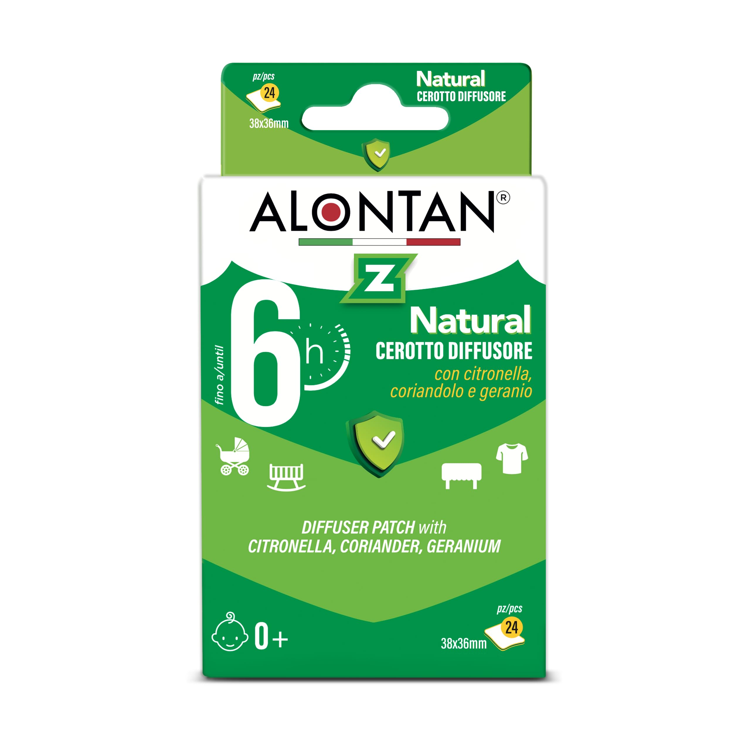 Alontan Cerotto Natural, 24 Pezzi