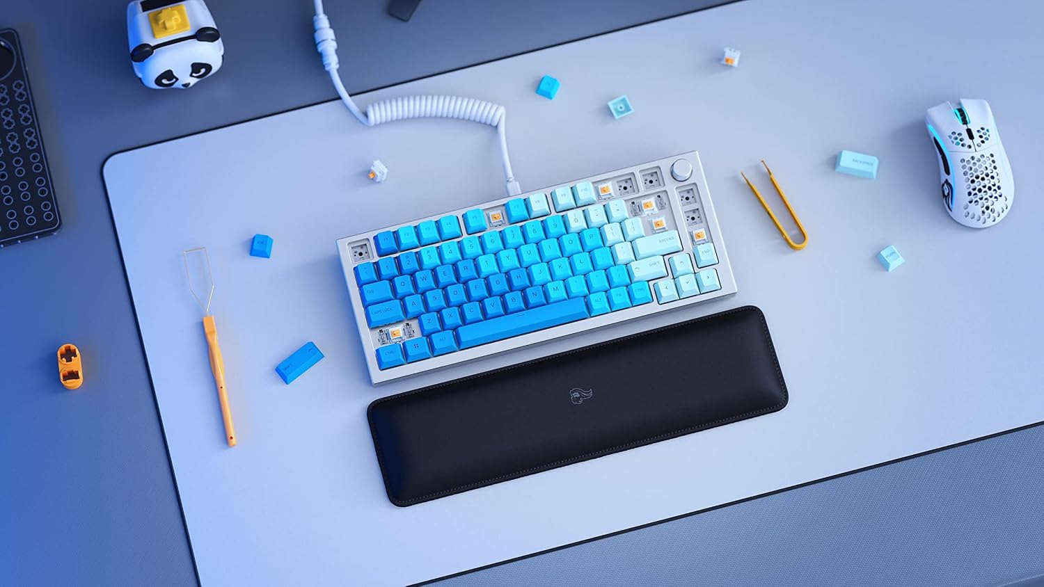 Glorious GPBT Dye Sublimated Keycaps (Olive) - Thick PBT Plastic 114 Keycap Set for 100% Full Size, 85% 80% TKL, 60% Compact, 75% Mechanical Keyboards