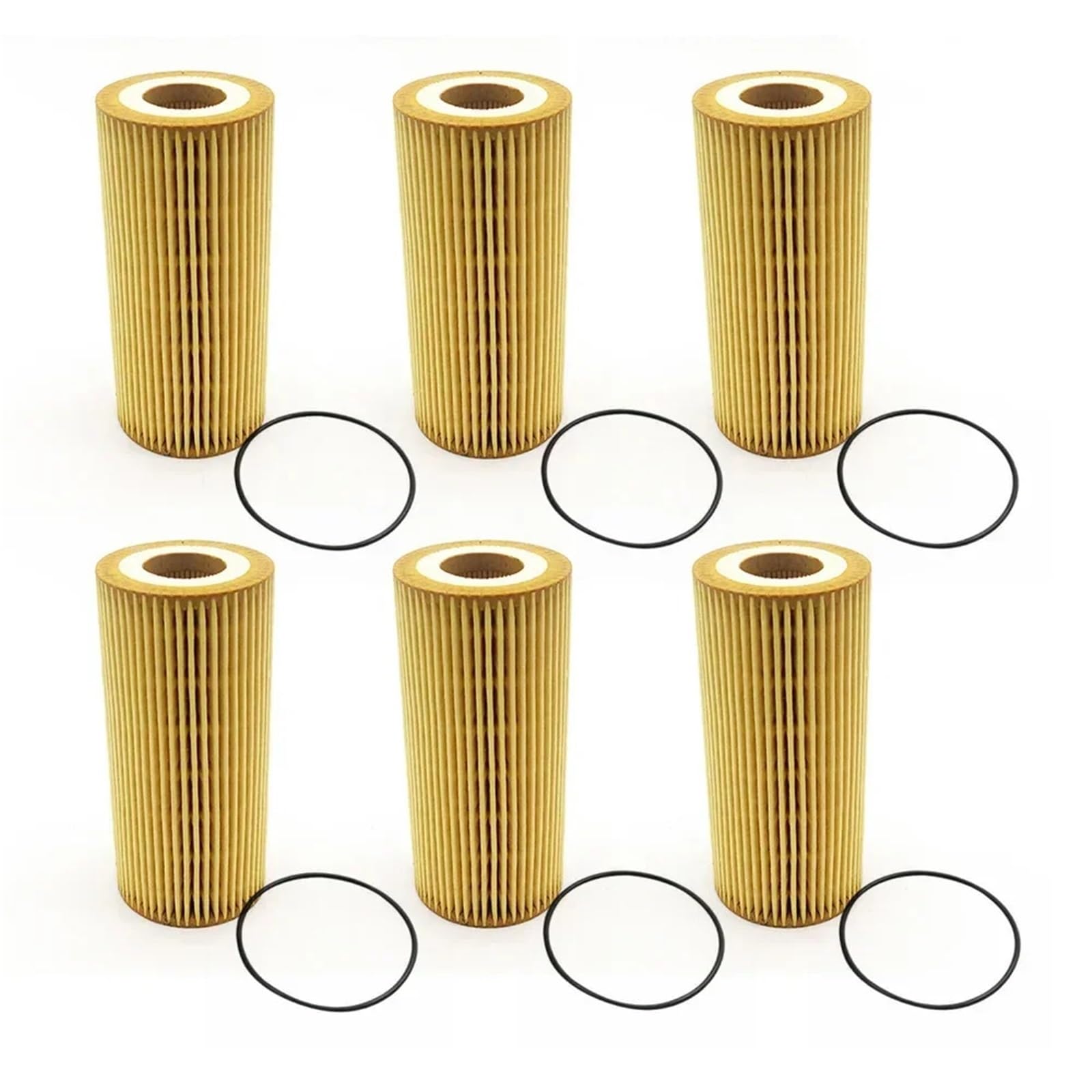 Filtro de aceite Filtro de aceite para coche 1/3/6 piezas 06L115562 / Compatible con A3 A4 A5 A7 A8 Q5 Compatible GOLF Compatible PASSAT 2.0T 1.8T POLO(6Pcs)