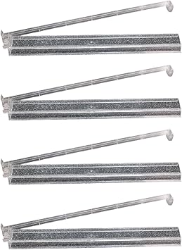 4 Pieces Modern American Mahjong Rack Set Slide Pushers for Home Club Game Night Holder with Clear Acrylic Holder