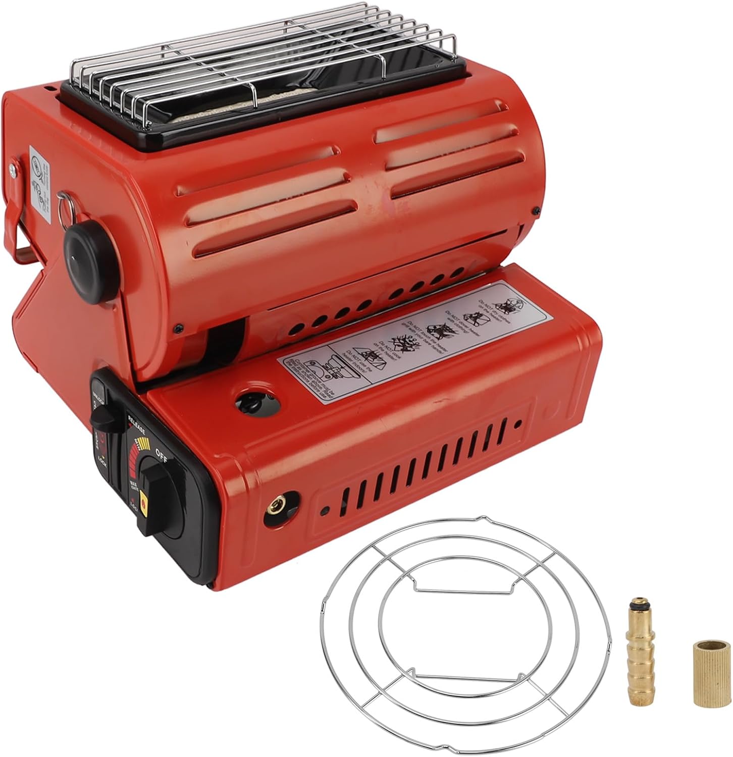 Portable Gas Heater 1300W Butane Liquefied Gas Heater for Camping, Tent, Emergency Heating, Cooking Stove